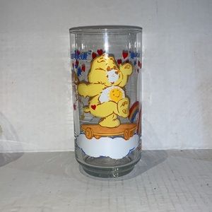 Canadian Bear Care Bears Tumbler Drinking Glass - Funshine Bear